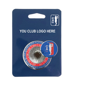40/43/45mm Logo personnalisé Métal émail dur Marqueur de balle de <span class=keywords><strong>club</strong></span> de <span class=keywords><strong>golf</strong></span> Cadeau de luxe Surface plane Jeton de poker en alliage de zinc avec <span class=keywords><strong>carte</strong></span> en papier - Product Image 1