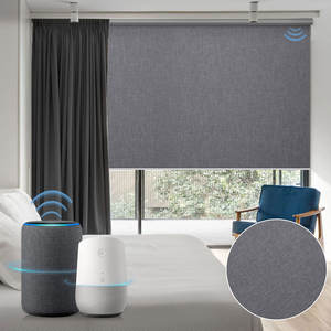 Persianas enrollables inteligentes con Bluetooth eléctricas personalizadas, persianas enrollables automáticas motorizadas Zigbee <span class=keywords><strong>Amazon</strong></span> para ventana, persianas para hoteles - Product Image 4