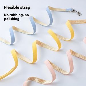 Set tali dan kekang kucing antibocor, tali pengaman anak kucing dapat diatur dengan strip reflektif - Product Image 4