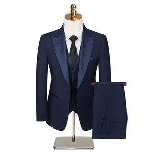 Costume de mariage <span class=keywords><strong>blanc</strong></span> de haute qualité pour homme, 3 pièces, avec veste à un bouton, gilet et <span class=keywords><strong>pantalon</strong></span>, orné de strass - Product Image 2