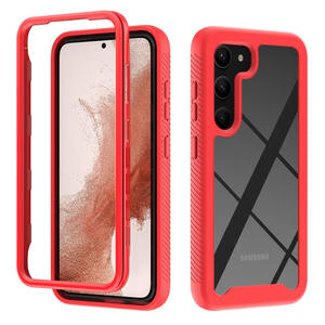 <span class=keywords><strong>Coque</strong></span> de téléphone en tpu pc pour <span class=keywords><strong>Samsung</strong></span> Galaxy S23 S23 Plus Ultra Fundas combo couvertures arrière de téléphone antichoc - Product Image 4