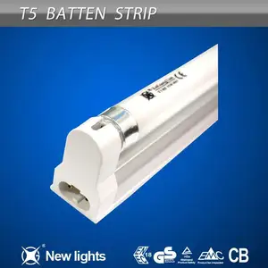 Disetujui CE T5 Perlengkapan Lampu Neon Yang Dapat Dihubungkan 28W CFL Hemat Energi dan Fluorescent 0.55-0.99 110V/220V 2ft/3ft/4ft Putih