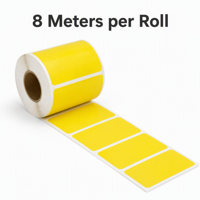 Nouveau design – Rouleau d'étiquettes transparentes autocollantes en papier, 5 couleurs, pour mini-imprimante thermique