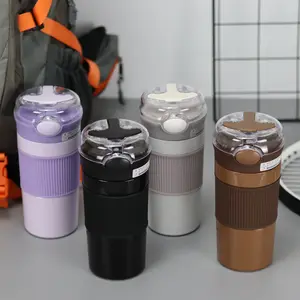 Nuevo estilo, taza de café de acero inoxidable, botella de café simple para tazas de café de viaje