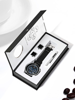 Montre de sport de luxe TOMI à quartz avec mouvement Seiko, bracelet en cuir de 20 mm, boîtier en alliage, cadran simple à aiguilles en verre