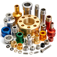 Pièces mécaniques d'équipement industriel en alliage d'aluminium de précision usinées par CNC, traitement de surface par anodisation pour les services d'usinage