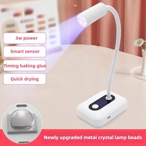 Rechargeable Gooseneck Nail Lamp With USB Clip Two Modes UV LED 360. Degree <b>Swivel</b> Nail Lamp for Curing Gel Nail for Home Salon - Product Image 6