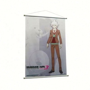 Publicidad caliente Pergamino de pared personalizado Pergamino de poste de plástico Colgante Interior Exterior Anime Banner Anime Póster colgante - Product Image 4