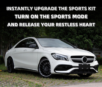 Kit Carrosserie Chaud CLA 45 Classe pour Mercedes-Benz W117 Facelift CLA45 Complet Pare-chocs Avant Arrière Jupes Latérales Calandre Carrosserie 2013 à 2019