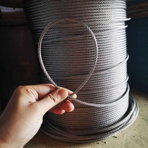 不锈钢钢丝绳 304 级 ASTM 标准 1mm/1.2mm/1.5mm/1.8mm/2mm/2.5mm/3mm/4mm 用于起重/钓鱼/捆绑 - Product Image 4