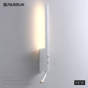 <span class=keywords><strong>Applique</strong></span> murale LED réglable, luminaire d'intérieur, éclairage de qualité supérieure, idéal pour une chambre à coucher ou un hôtel, 6w plus 3w, nouveau modèle 2020 - Product Image 3