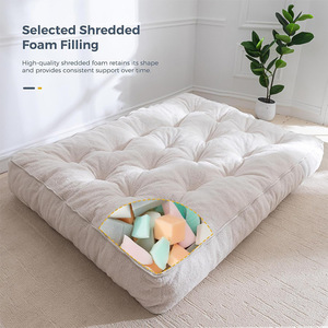 Minimalist Block Style <b>Living</b> <b>Room</b> <b>Sofa</b> With Tufted Design Foam Filling For Small Apartments - Product Image 2