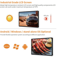 Pantalla Digital LCD de Señalización para Montaje en Pared Interior con Animación, Solución Comercial de 32/43/49/55 Pulgadas para Comercio Minorista y Negocios