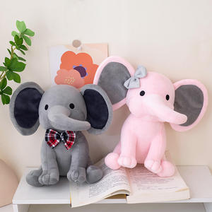 Boneka Gajah Kecil Grosir Mainan Plush Hadiah Ulang Tahun Anak Boneka Gajah Natal Lucu Bertelinga Besar - Product Image 3