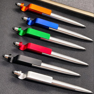 M001ปากกาลูกลื่นปากกาสไตลัสที่วางโทรศัพท์มือถือแบบพลาสติก - Product Image 1