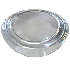 Decoration Diameter 380mm Large Size Acrylic Surface Polished Hemisphere Ball Lens