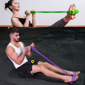 Bandas Elásticas de Resistencia para Ejercicios, Pedal de Estiramiento para Yoga, Cuerda de Tracción para Abdominales, Material de Espuma y TPE para Entrenamientos en Casa - Product Image 6
