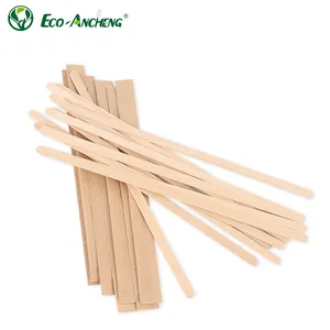 Support Customization Box Packaging Bamboo Coffee Stirrer Eco-friendly Tea Sticks