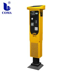 pay and display parking meter with solar power