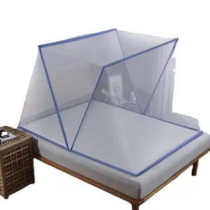 批发廉价便携式成人可折叠蚊帐帐篷，适用于特大床上用品