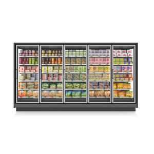 Grands refroidisseurs de boissons, congélateurs pour aliments, fruits, bière, réfrigérateur, congélateur, refroidisseur de bouteilles à 5 portes vitrées pour <span class=keywords><strong>supermarché</strong></span> - Product Image 6
