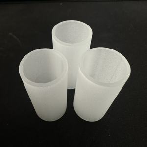 Tubos de Vidro de Quartzo Opaco Fosco de Alta Precisão 99,99% Puro com Diâmetro Pequeno e Serviços de Dobragem e Soldagem - Product Image 2