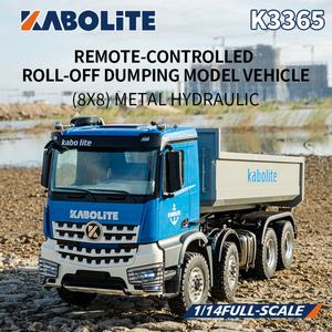 รถบรรทุกไฮดรอลิกแบบโรลออน คาโบไลท์ 1/14 K3365 ขนาด 8*8 ตัวถังโลหะ ควบคุมด้วยรีโมทคอนโทรล รุ่นวิศวกรรมขั้นสูง - Product Image 3