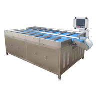 Báscula Electrónica Multiplataforma para Automatización, 12 Palés, para Frutas, Mariscos y Carne, con Función de Pesaje Combinado