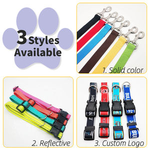 Collier tactique personnalisé pour chat et chien, en polyester/nylon, simple, avec grande boucle en métal, logo imprimé personnalisé - Product Image 4