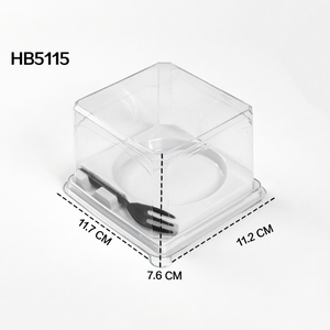 Boîte d'emballage pour gâteau en <span class=keywords><strong>mousse</strong></span> PET, boîte en plastique transparente, boîtes d'emballage pour desserts transparentes - Product Image 2