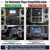Radio para Auto con Pantalla Vertical Tesla de 12.1 Pulgadas para Ford Expedition F350 (2013-2015), Unidad Principal Multimedia Inalámbrica con Android Auto y CarPlay