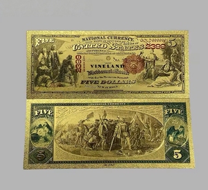 ธนบัตรดอลลาร์สหรัฐฯ แบบพรีเมียมเคลือบทองคำ ผลิตตามสั่ง สำหรับสะสมหรือตั้งโชว์ - Product Image 3