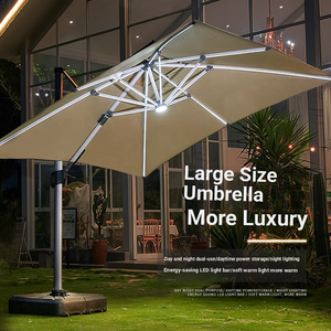 <span class=keywords><strong>Parasol</strong></span> de plage romain coupe-vent avec <span class=keywords><strong>protection</strong></span> UV, imperméable, <span class=keywords><strong>pour</strong></span> extérieur, avec manivelle de levage - Product Image 2