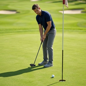 Putter de golf OEM personnalisé avec logo, à face de mallet sans couple, équilibré, avec face usinée CNC, portable, pour droitiers et gauchers - Product Image 5