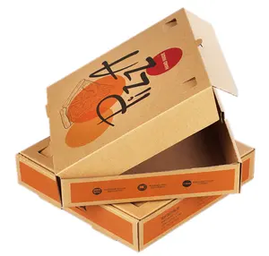 6 10 12 14 15 16 18 24 inç Pizza kutusu özel Pizza teslimat kutusu fabrika kaynağı ambalaj kutusu Pizza