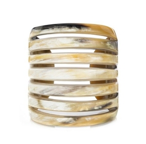 Minh Giang Craft Vietnam Natural Buffalo Horn Polished <b>Bangle</b> <b>Bracelet</b> Handmade Sustainable Eco Friendly Fashion Jewelry - Product Image 1
