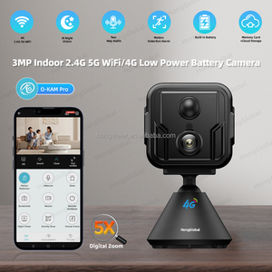 Hongglobal 3MP 4G điện nhà thông minh trong nhà giám sát CCTV Camera o-kam Pro không dây 2.4G 5g wifi nhà an ninh Pin máy ảnh - Product Image 2