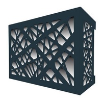 Services de fabrication de tôle d'acier inoxydable comprenant des couvertures de boîtiers de climatisation de soudure de découpe au laser de pièces