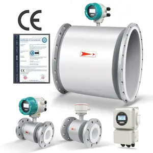 Acid Resistance Sewage And Wastewater Electromagnetic Flowmeter Modbus Flow Meter For Water