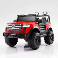Mobil Polisi Listrik Anak 2026, Kendaraan Mainan Off Road Bertenaga Baterai 12V dengan Lampu Siren LED untuk Anak-anak Berkendara di Luar Ruangan