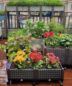 Household Mobile Planting Box Outdoor Balcony Rooftop Flower and <strong>Vegetable</strong> Planting Box <strong>Vegetable</strong> <strong>Pot</strong> - Product Image 3