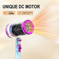Nouveau design, sèche-cheveux professionnel léger pour salon, sèche-cheveux domestique avec accessoire peigne