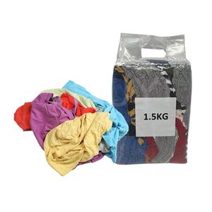 経済的なクリーニングクロス混合中古プリントダークラグカット中古服Tシャツクリーニングコットンラグ - Product Image 1