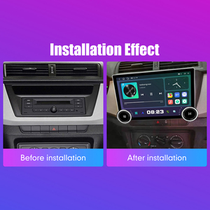 11.8 "diamante doppio manopole 2K QLED schermo 2 Din Android autoradio per <span class=keywords><strong>Skoda</strong></span> <span class=keywords><strong>Fabia</strong></span> 2015 2016 2017 Stereo Android Auto Carplay - Product Image 3