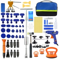 Kit de Reparación de Abolladuras sin Pintura para Automóviles con Martillo Deslizante de Aluminio y Herramientas de Barra en T para Abolladuras de Carrocería