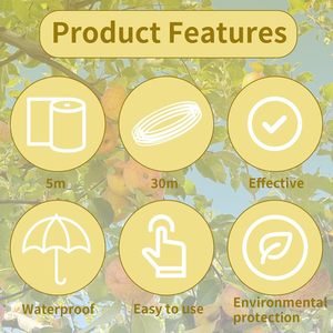 Phổ Biến Chất Lượng Cao Màu Vàng Keo Cuộn Bẫy Như Lỗi Dính Cuộn Bẫy Cho Trái Cây Fly - Product Image 2