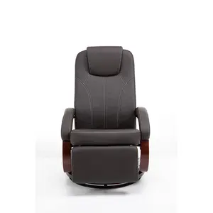Commercio all'ingrosso stile moderno Euro Tv reclinabile manuale sedia in microfibra in pelle tessuto girevole reclinabile con poggiapiedi