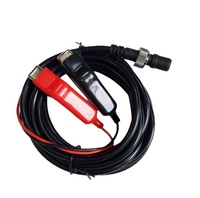Câble d'extension électrique Dawa, 2 broches, cœur en cuivre pur, diamètre du trou de 12,3 mm, câble d'alimentation de 3 m, 300MJ500MJ pour moulinet de pêche