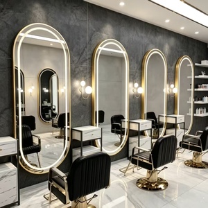 Espejo LED de pared para barbería, espejo de maquillaje con luz, espejo de moda para salón de belleza, dormitorio, hotel, gimnasio - Product Image 1