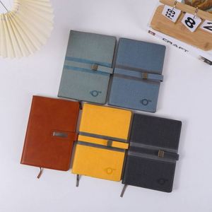 Cuaderno A5 de PU con Tapa Dura, Hebilla Magnética de Alta Calidad, Grueso, Diario Escolar, Personalizable con Logotipo Empresarial, Regalo Empresarial - Product Image 3